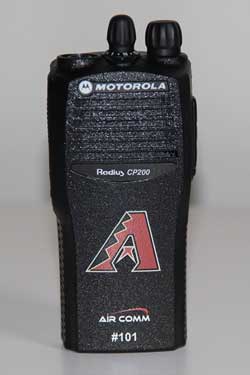 Radio with custom printing